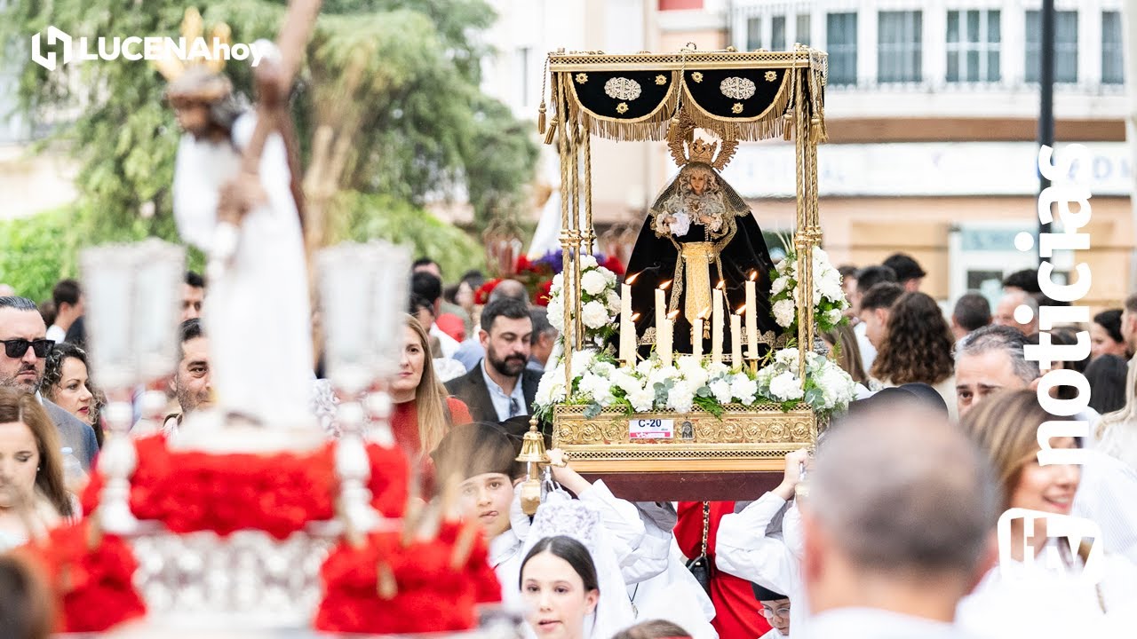 VÍDEO: El desfile de procesiones infantiles ante Ntro. Padre Jesús Nazareno en Lucena