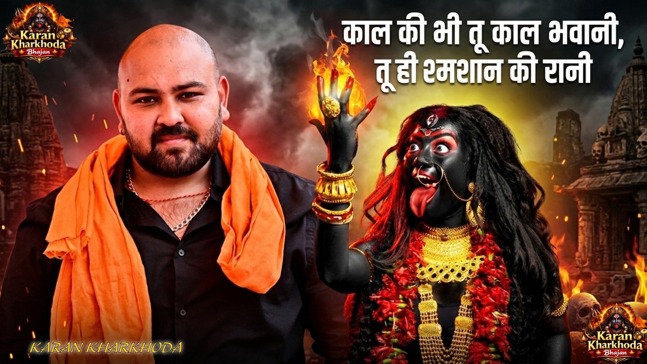 काल की भी तू काल भवानी, तू ही श्मशान की रानी 🔥 Karan Kharkhoda | Mahakali Bhajan 2026 #kalimaa
