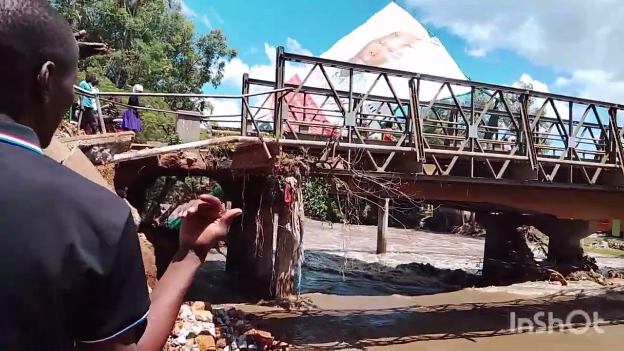 Breaking down of the bridge in migori town 😯😯😯😯😯