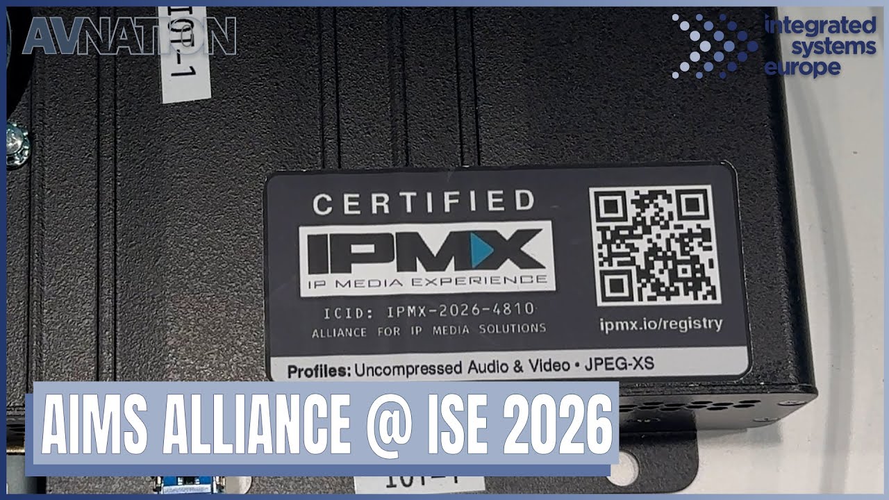 What IPMX Certification Means for AV & Broadcast | ISE 2026