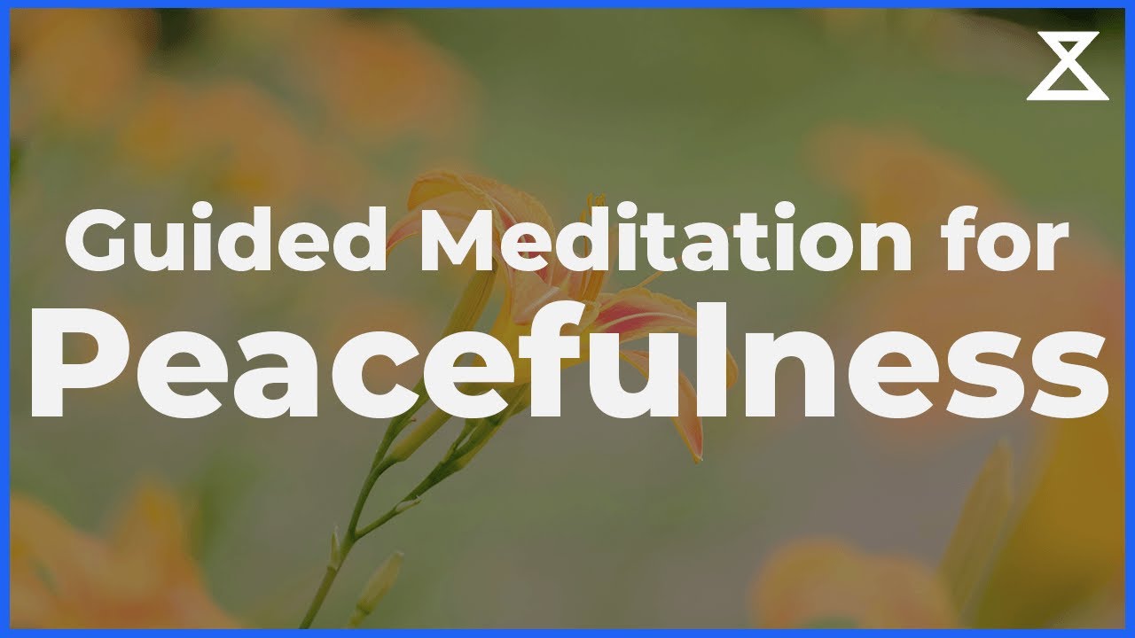 Guided Meditation for Peacefulness (15 Min, Voice Only, No Music)