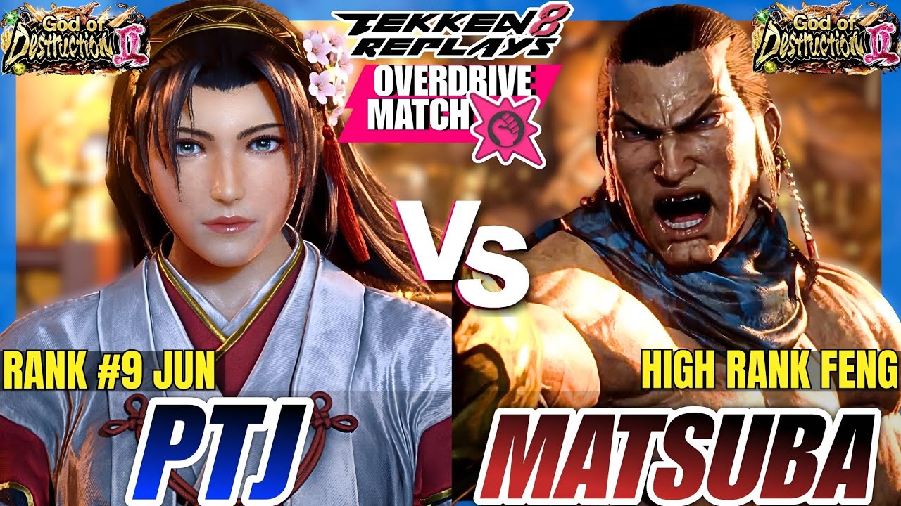 Tekken 8 - PTJ (Jun) vs Matsuba (Feng) - Epic Ranked Match