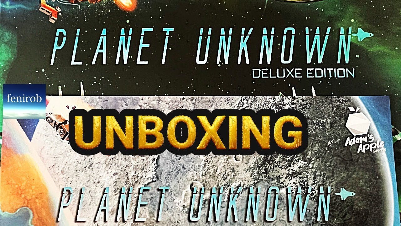 Настольная игра Planet Unknown | Распаковка | Расширенное издание Kickstarter Edition