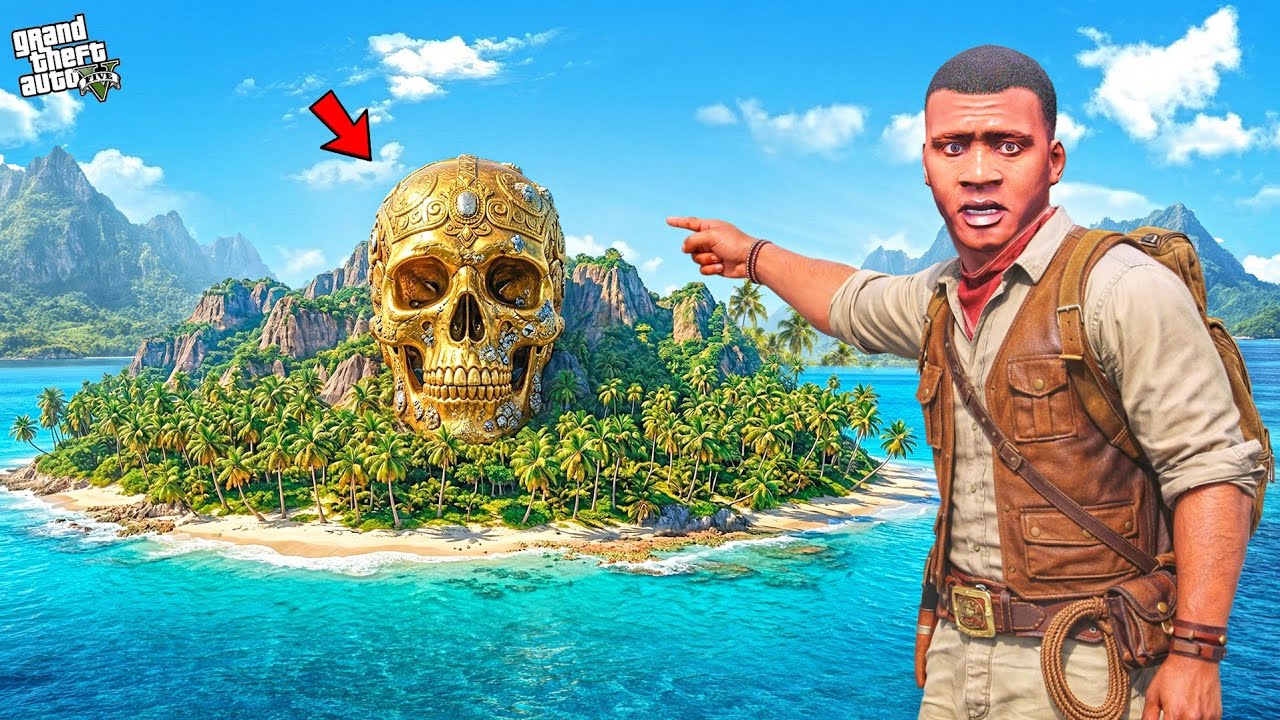 Franklin & Chithapu Going To Secret Island And Found Gold in GTA 5