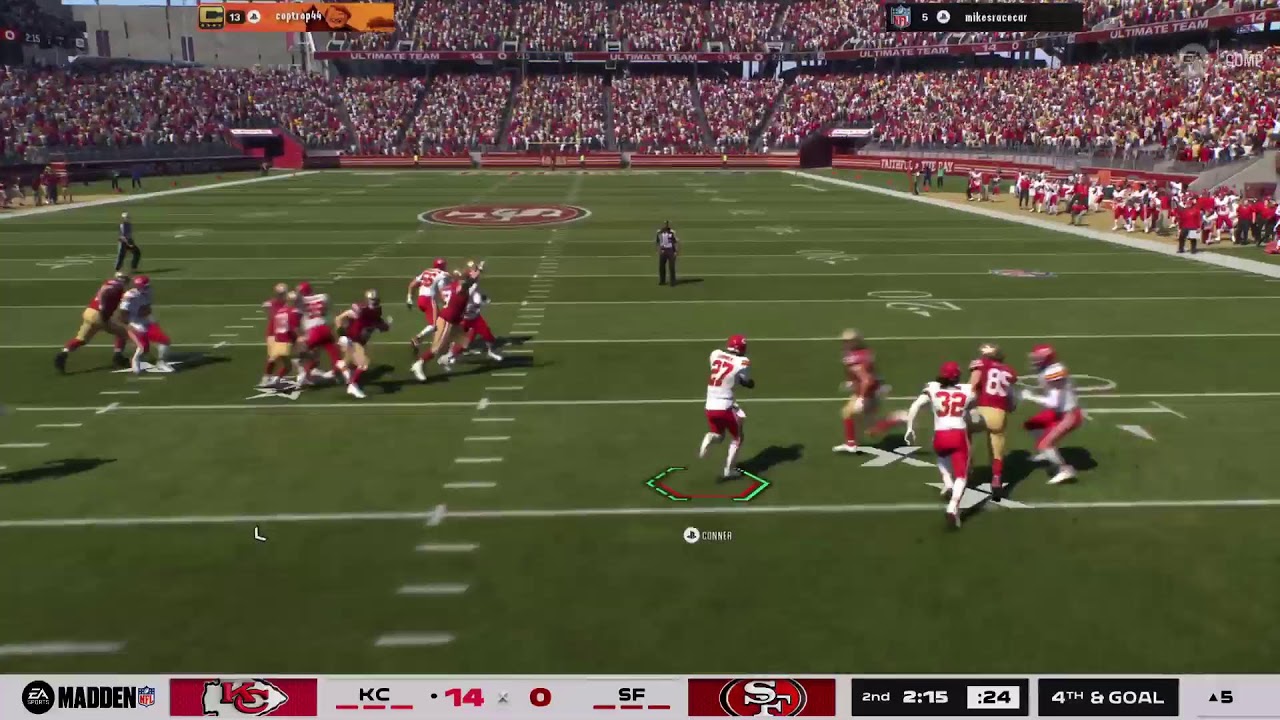 Playing madden 26