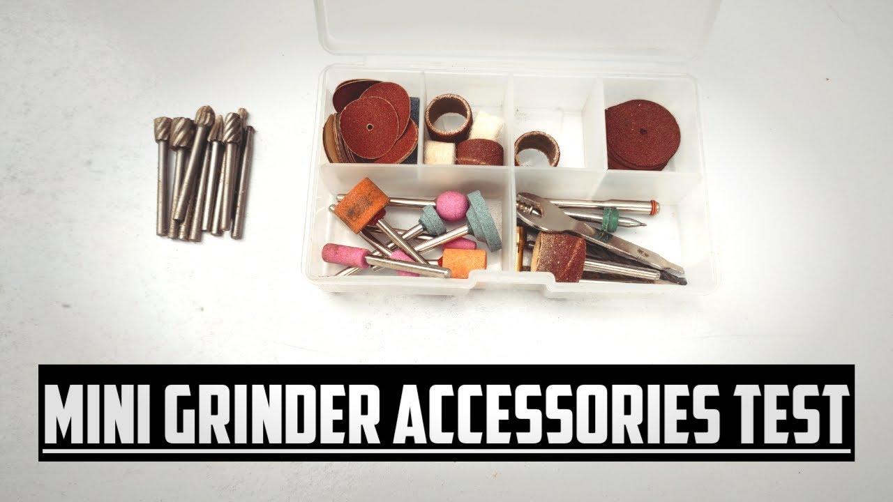 Mini grinder accessories test | Mini grinder accessories guide | how to use mini grinder accessories