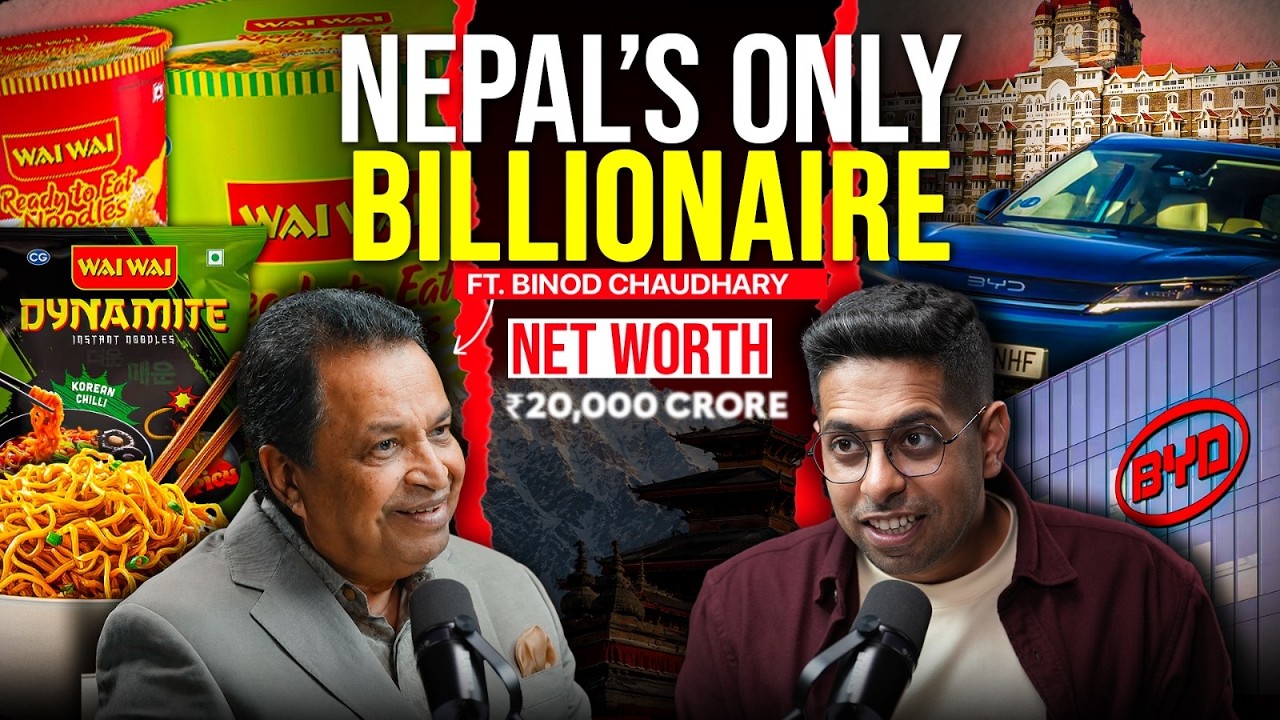 I Spent 1 Hour Decoding Billionaire Wealth Secrets ft. Binod Chaudhary