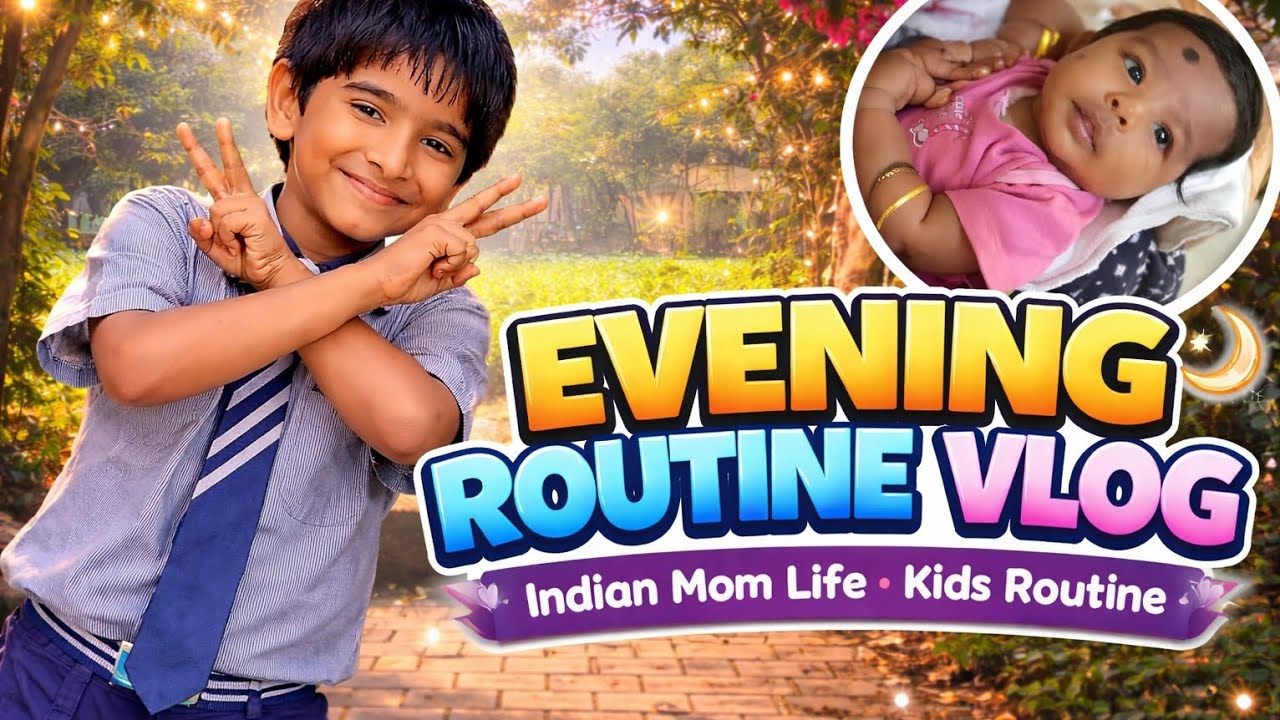 Evening Routine Vlog | Indian Mom Life | Kids Routine