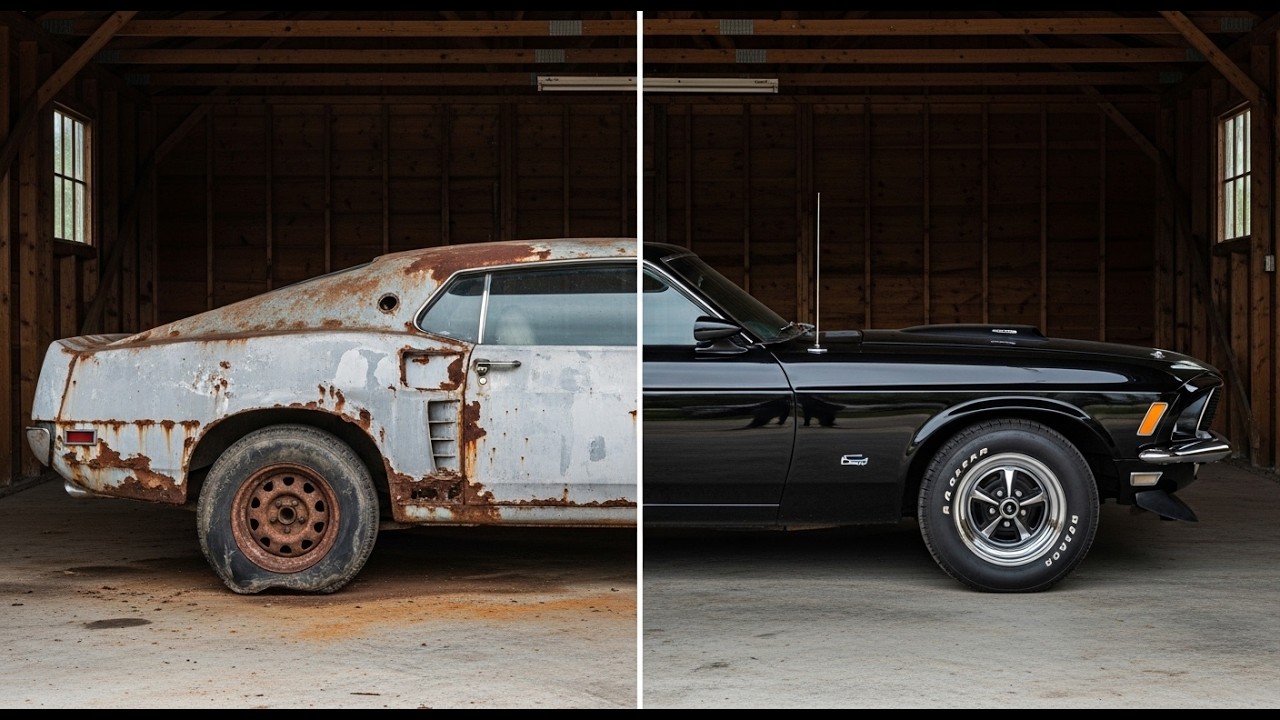 $800 Barn Find Mustang – From Rust to Showroom (Full Build) #classiccars