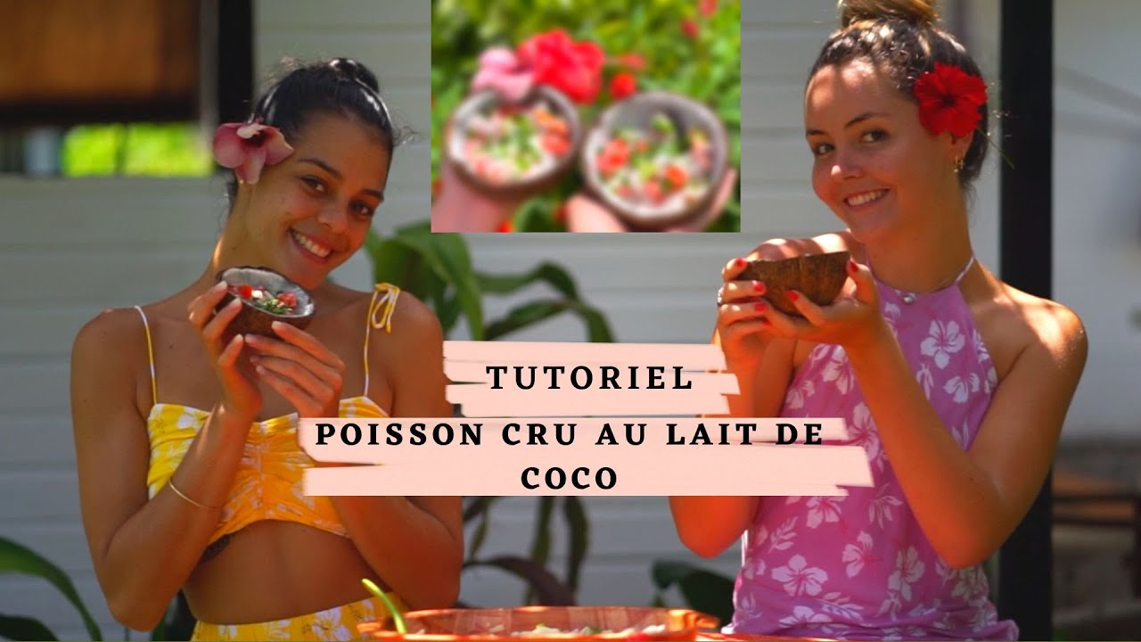Tutoriel poisson cru au lait de coco #eimeo