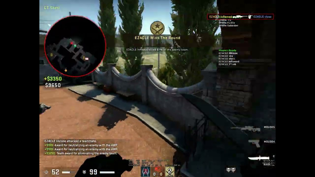 Counter-Strike Global Offensive | Esea League Match Warmup Flicking Babies #gaming #csgo #cs2