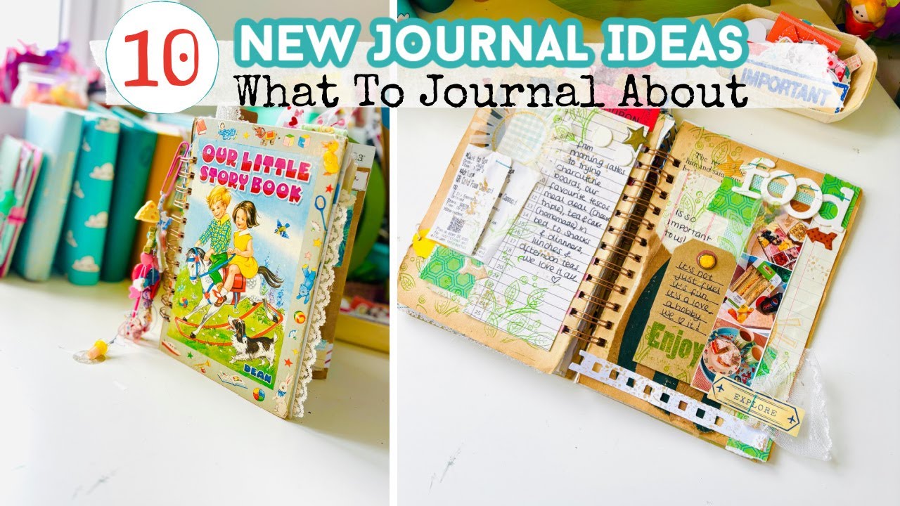 10 NEW JOURNAL IDEAS | Stuck For What To Journal About? | Try These Ideas