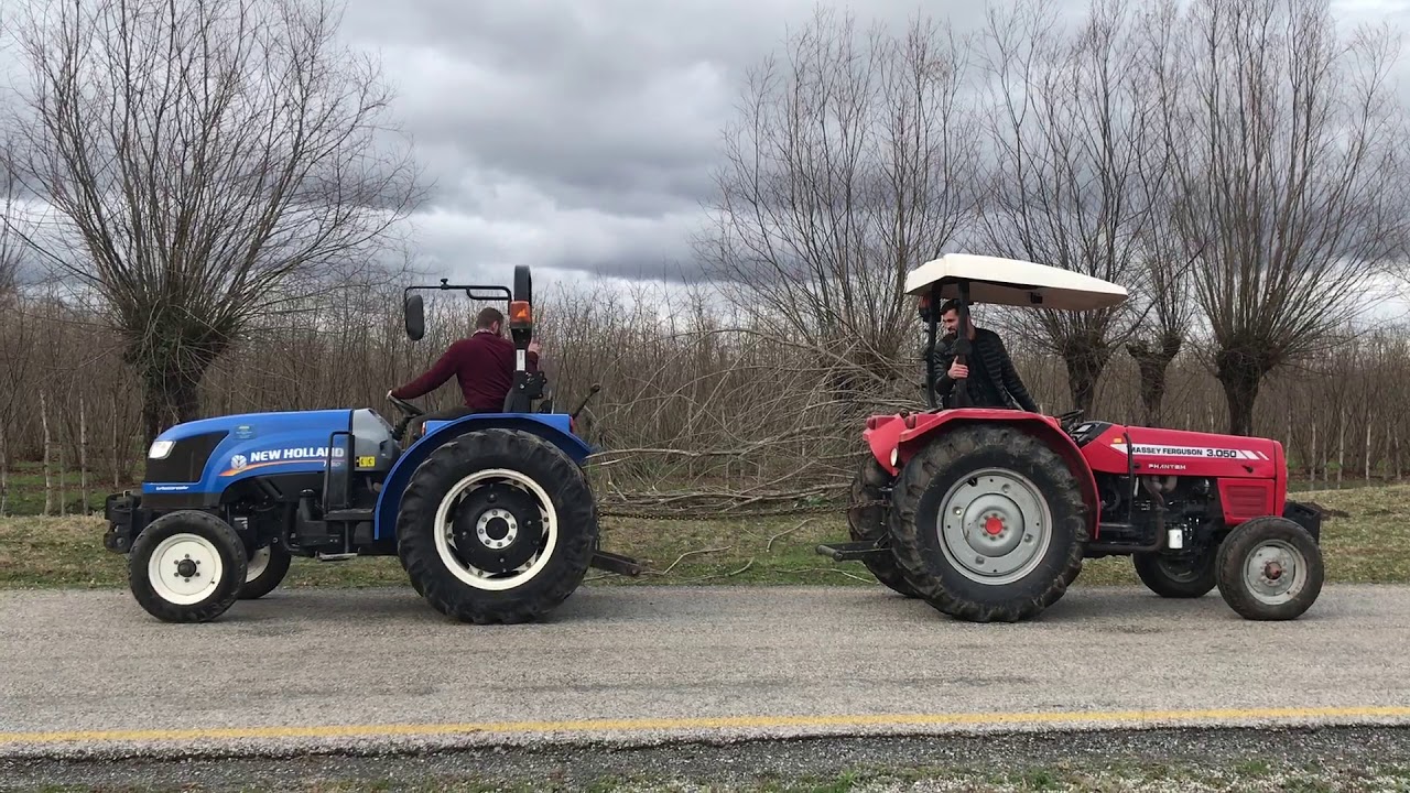 New Holland tt50 Massey ferguson 3050 çekişme
