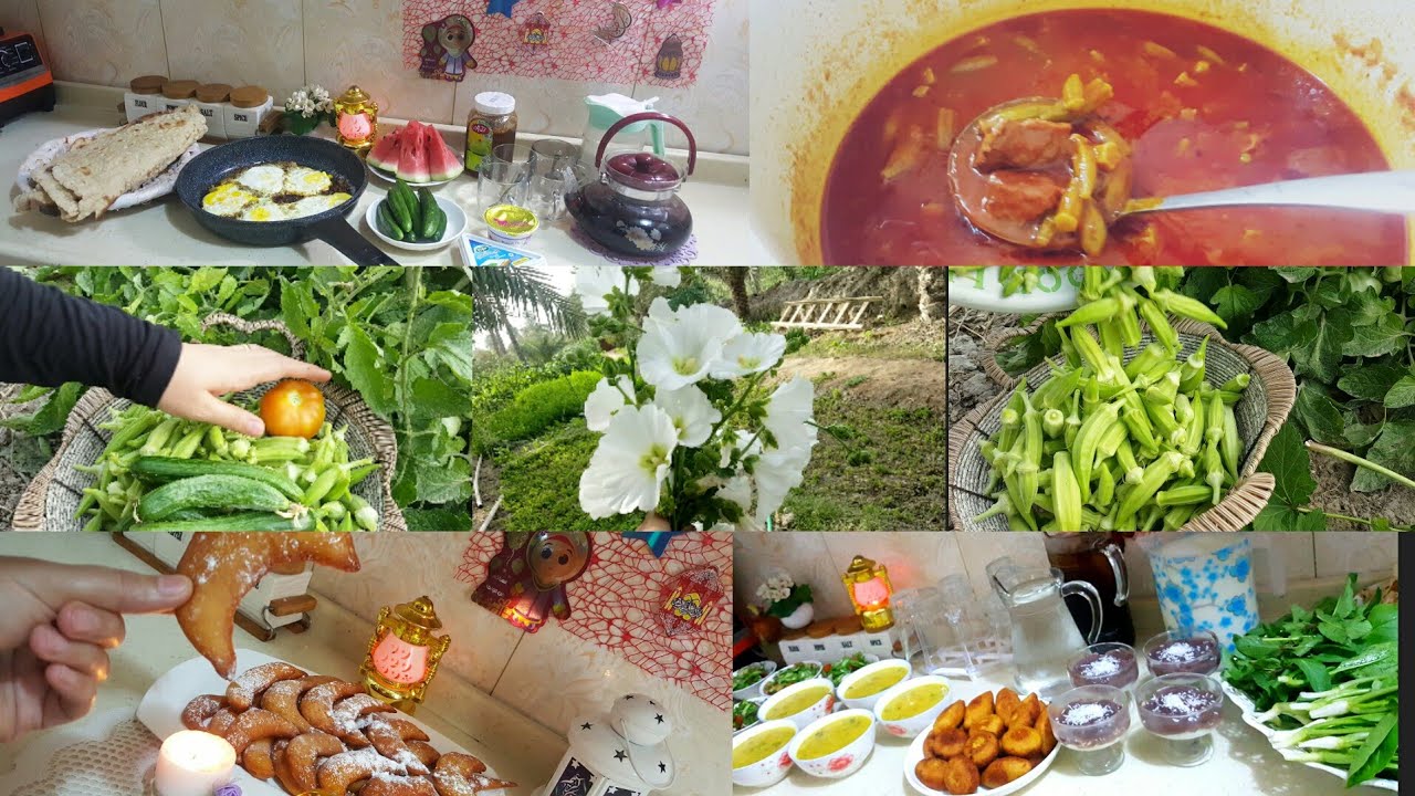 #فلوك_ من#يوميات #_ام #ملاك أول سحور وأول فطور. في شهر  رمضان 2020.يايابه شلون باميه