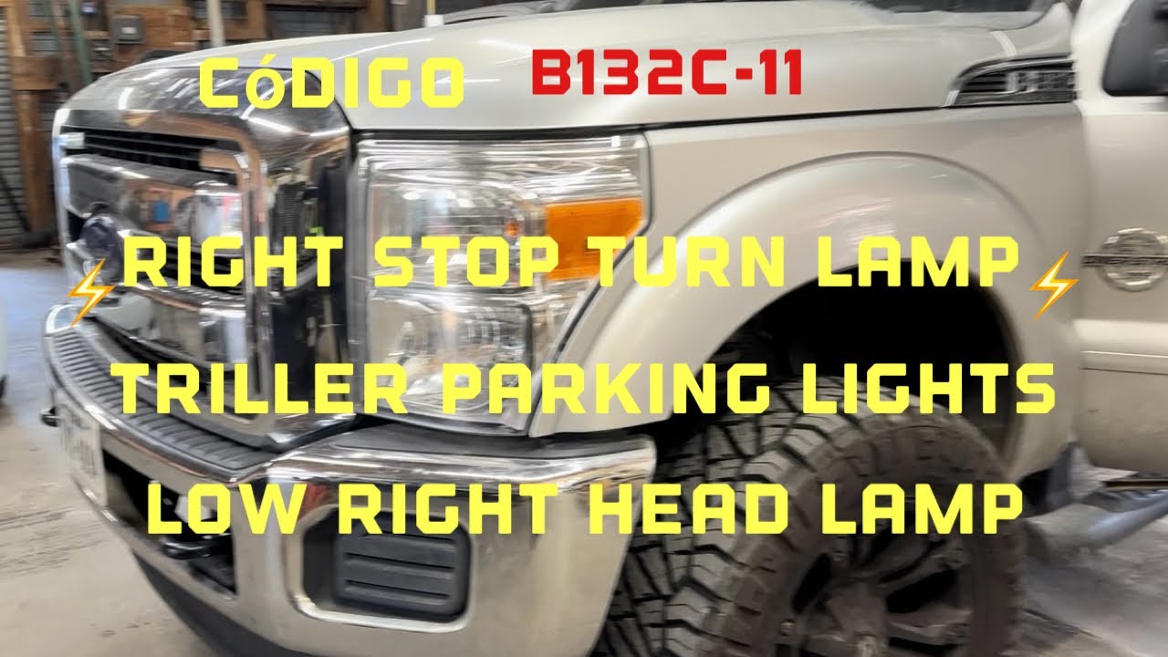Como arreglar parking lights de la triller⚡️low beam⚡️y signo lights⚡️2012 ford f-250 6.7⚡️