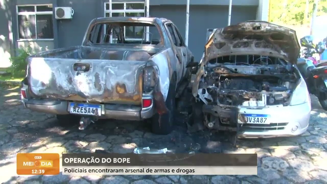 Operação do Bope: policiais apreendem arsenal de armas e drogas | Segurança | SCC Meio-Dia
