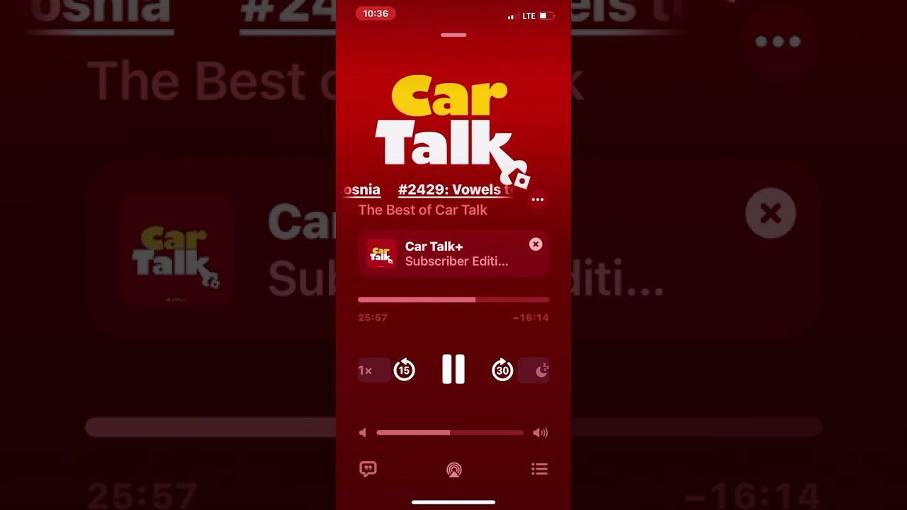 Car Talk - Vowels to Bosnia