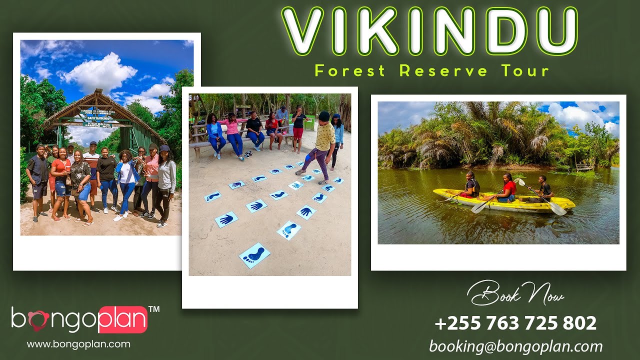 VIKINDU FOREST RESERVE TOUR - BONGO PLAN (08 August 2022 - Nane Nane Day)