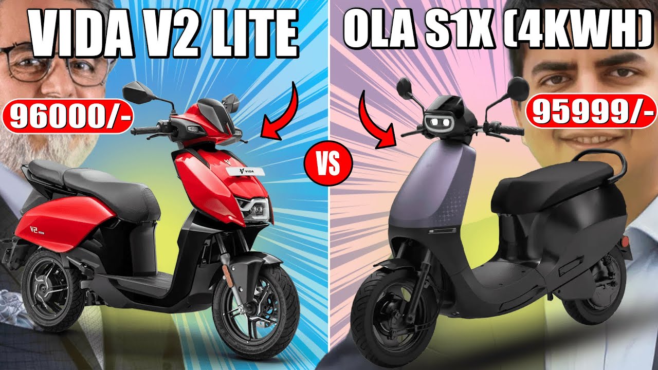 FRESH COMPO ! 2024 VIDA V2 Lite VS Ola S1 X (4Kwh) ! Which one Batter ! Electric Scooter