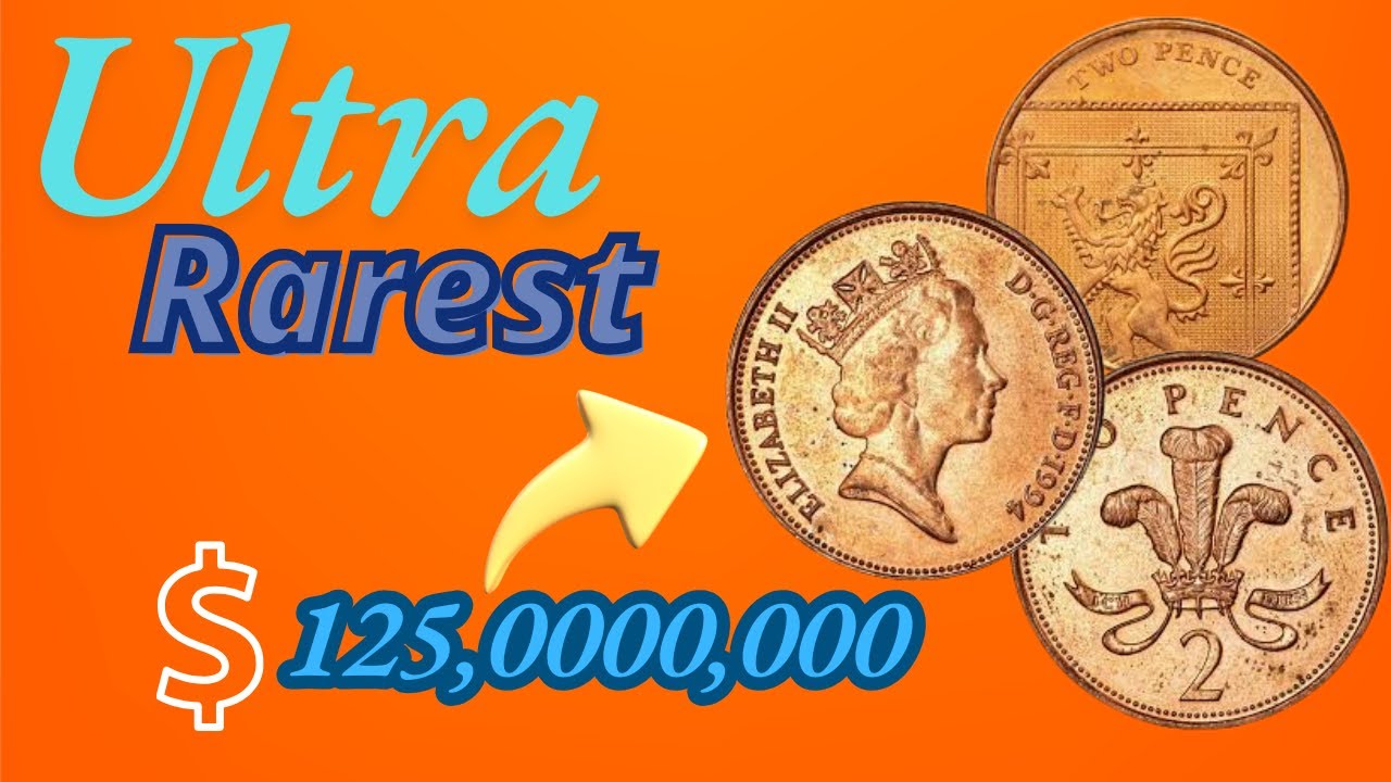TOP-3 Ultra Rare UK Two Pence Most Valuable Coins worth A Lot of Money|Coins Worth money!