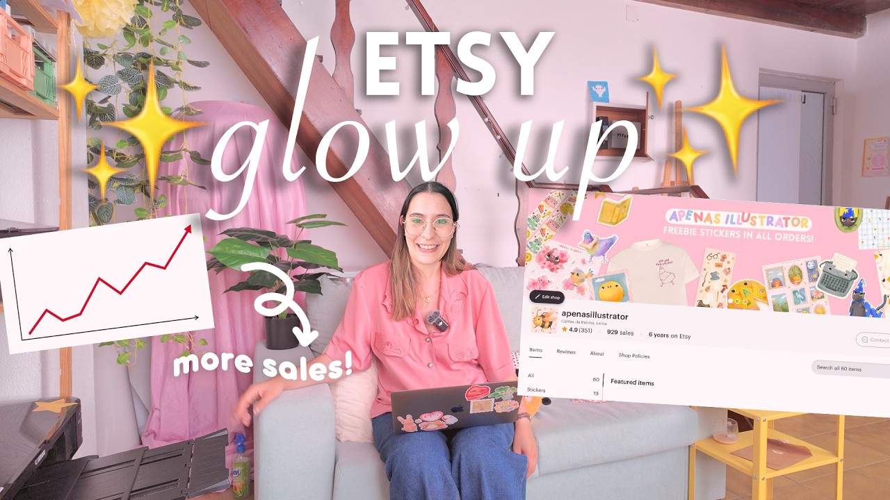 Etsy Shop Makeover: Improving listings, SEO & Aesthetic ✨ GETTING MY LIFE TOGETHER Pt 2