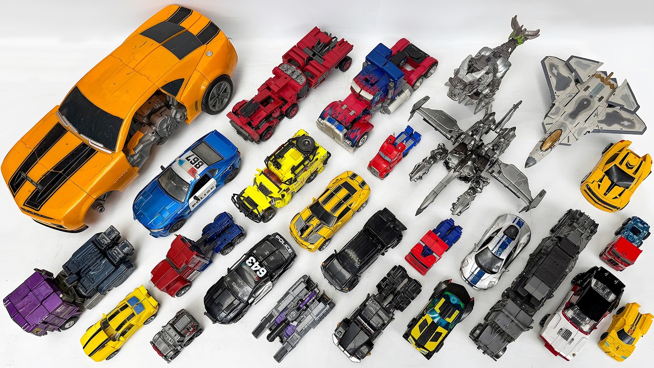 Ultimate TRANSFORMERS Studio Series 1 Toys AUTOBOTS DECEPTICONS: OPTIMUS IRONHIDE MEGATRON BARRICADE