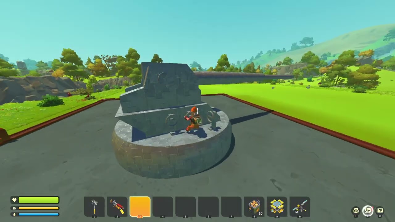 Scrap Mechanic Orbital Cannon thing