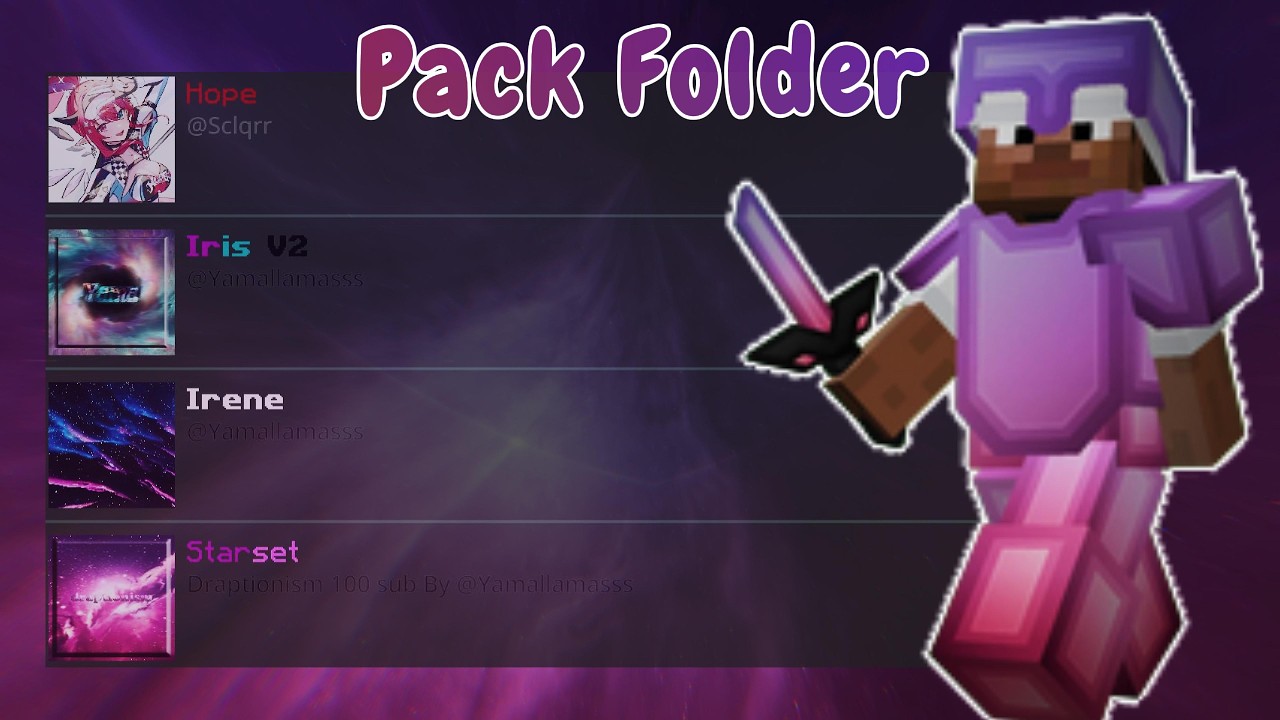 CLEANEST Hive Pack Folder EVER....