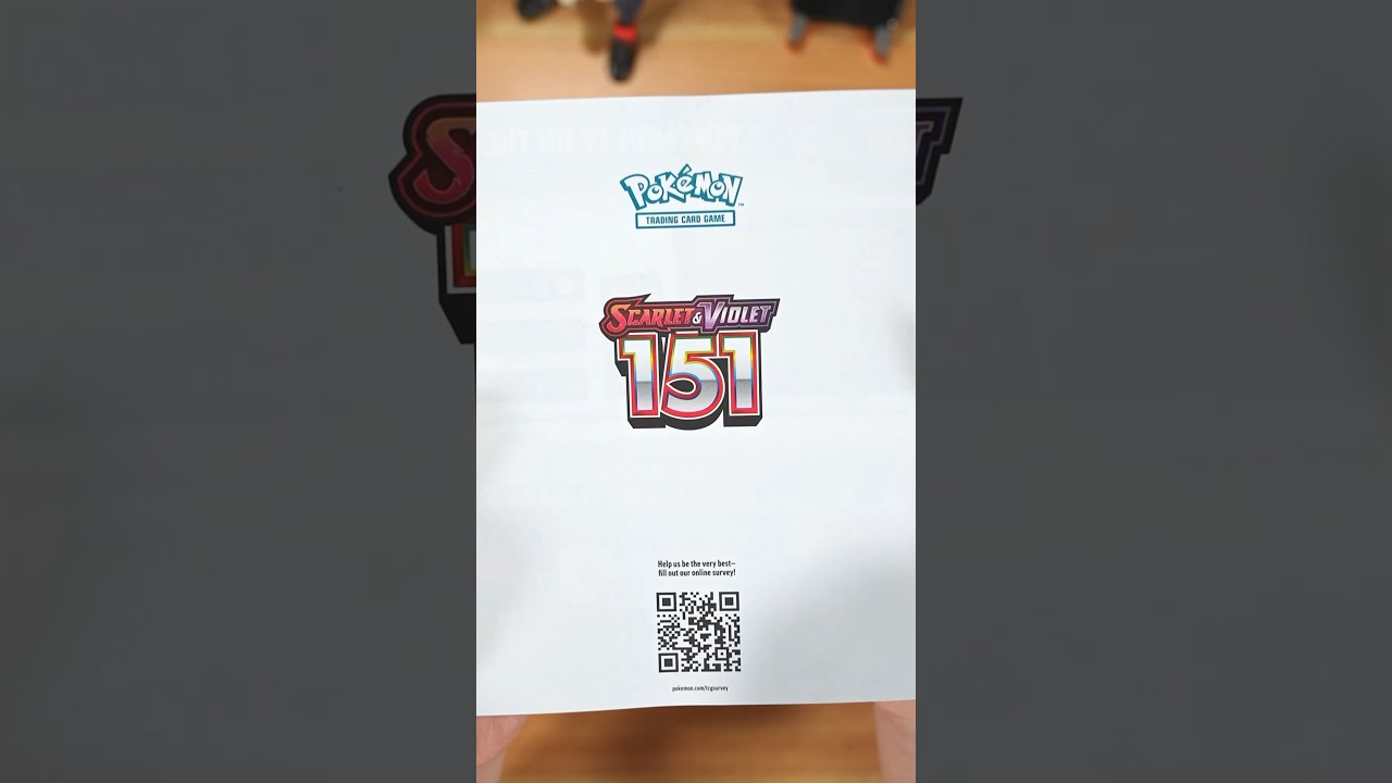 Unboxing Pokemon Scarlet and Violet 151 Elite Trainer Box