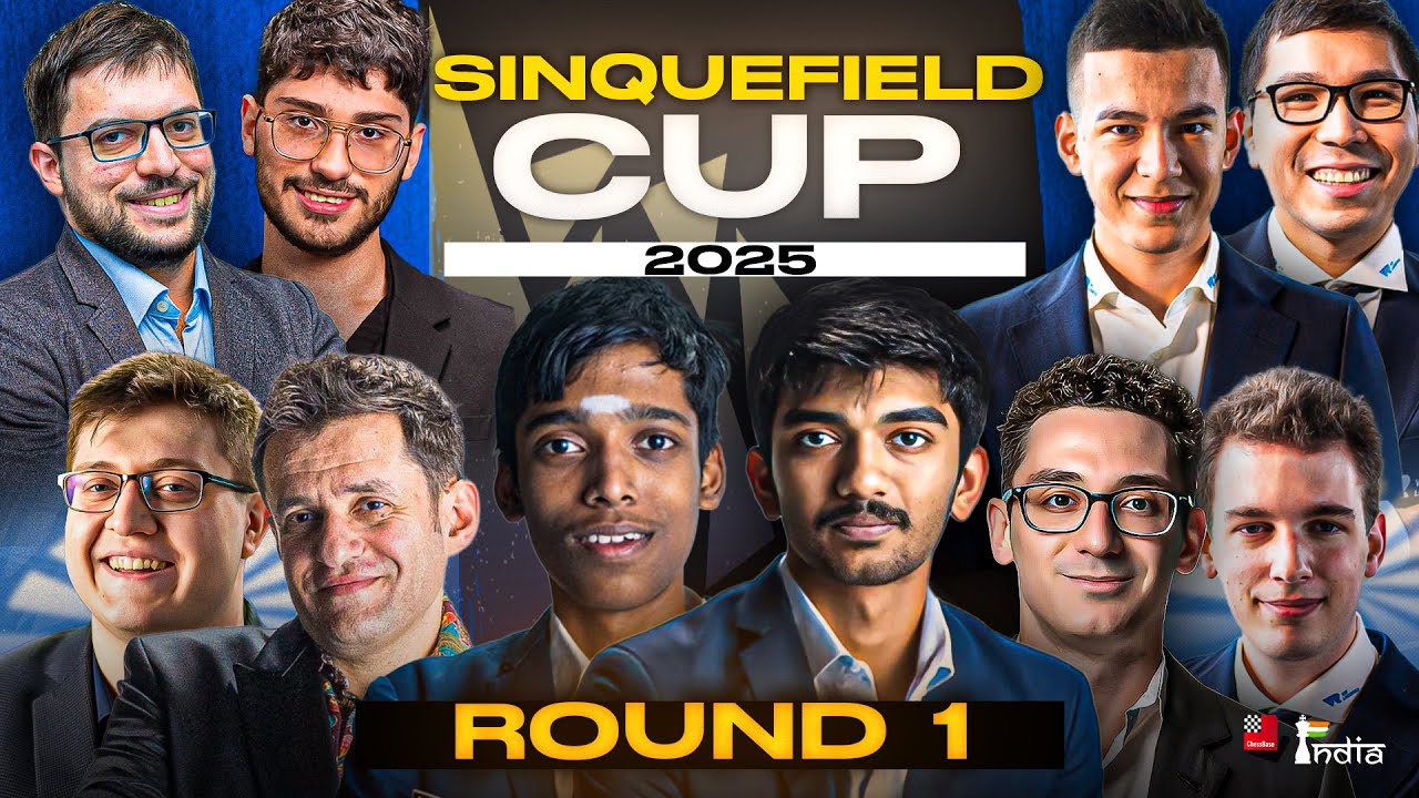 Sinquefield Cup 2025 Round 1 | Praggnanandhaa vs Gukesh