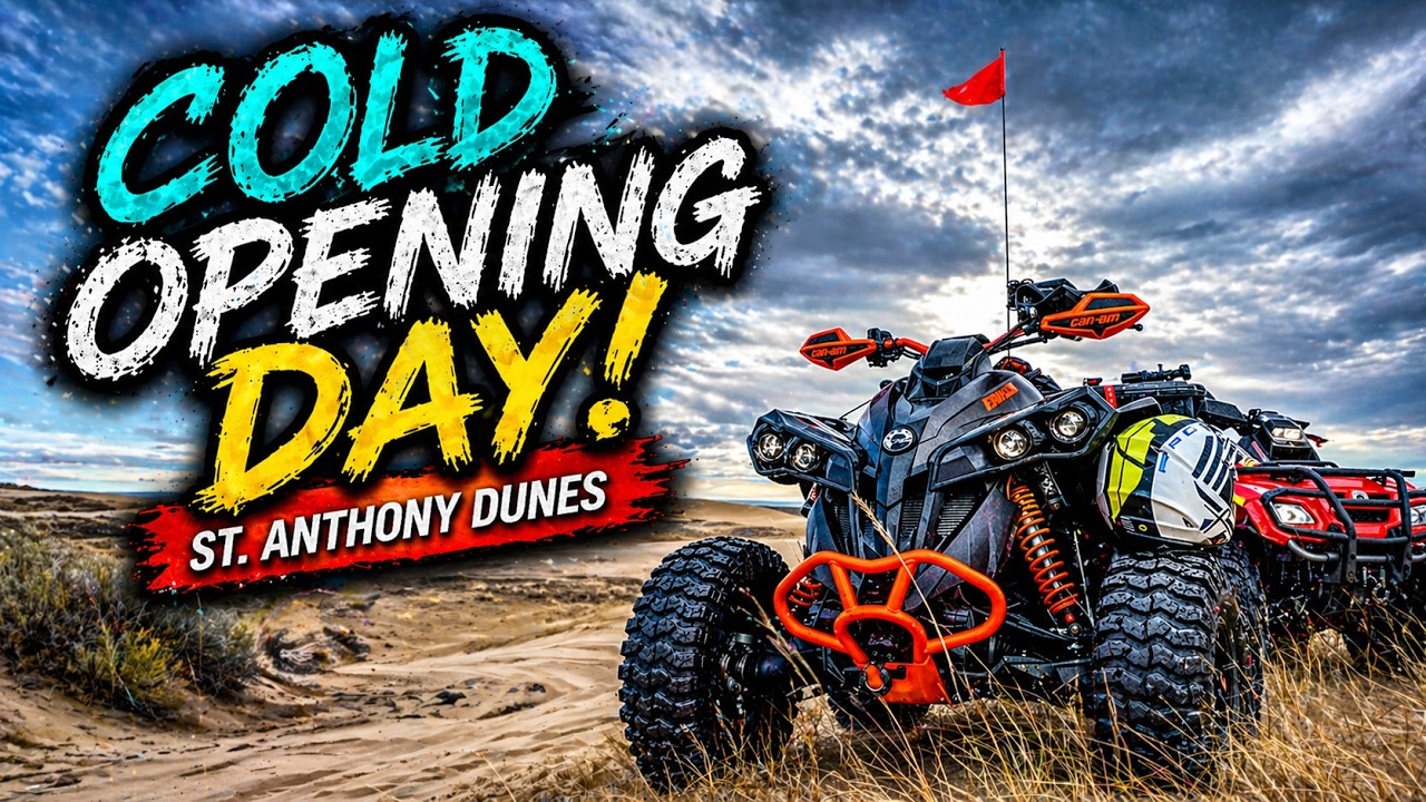 COLD START at the St. Anthony dunes with a wreck and breakdown!
