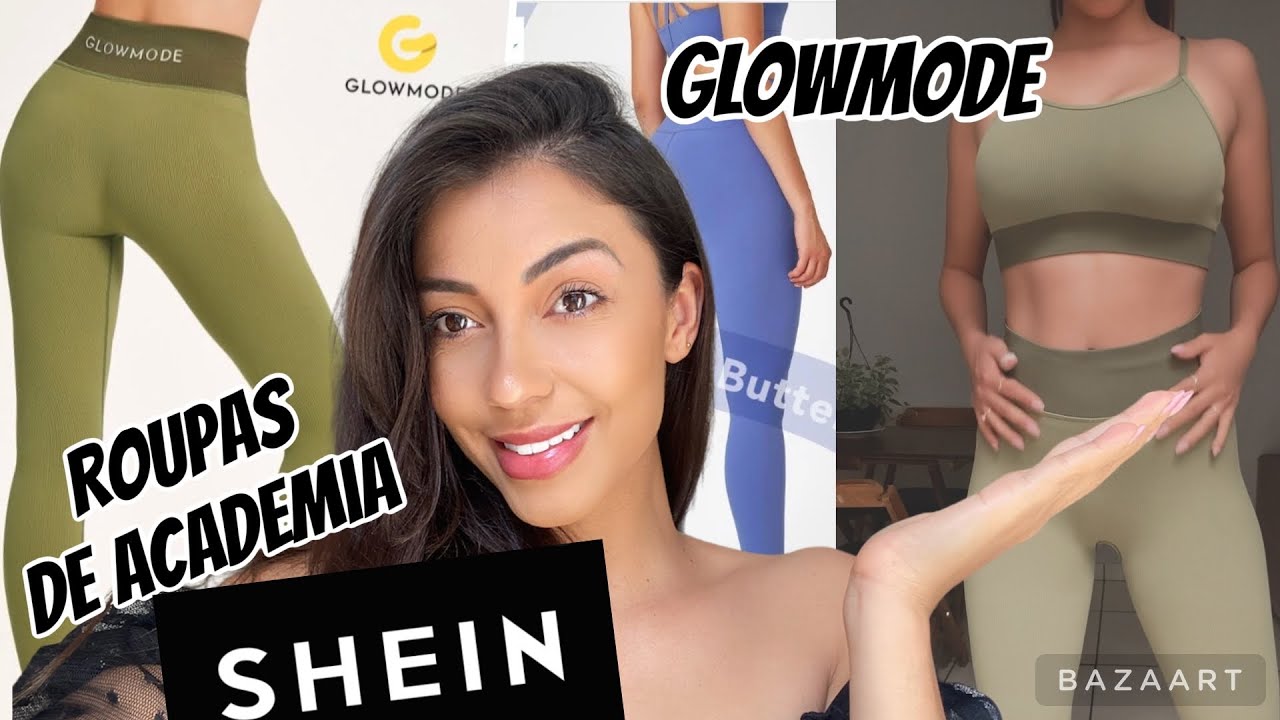 Roupas de academia da Shein/GLOWMODE/ fiquei chocada será que é boa ??? Vale a pena ?