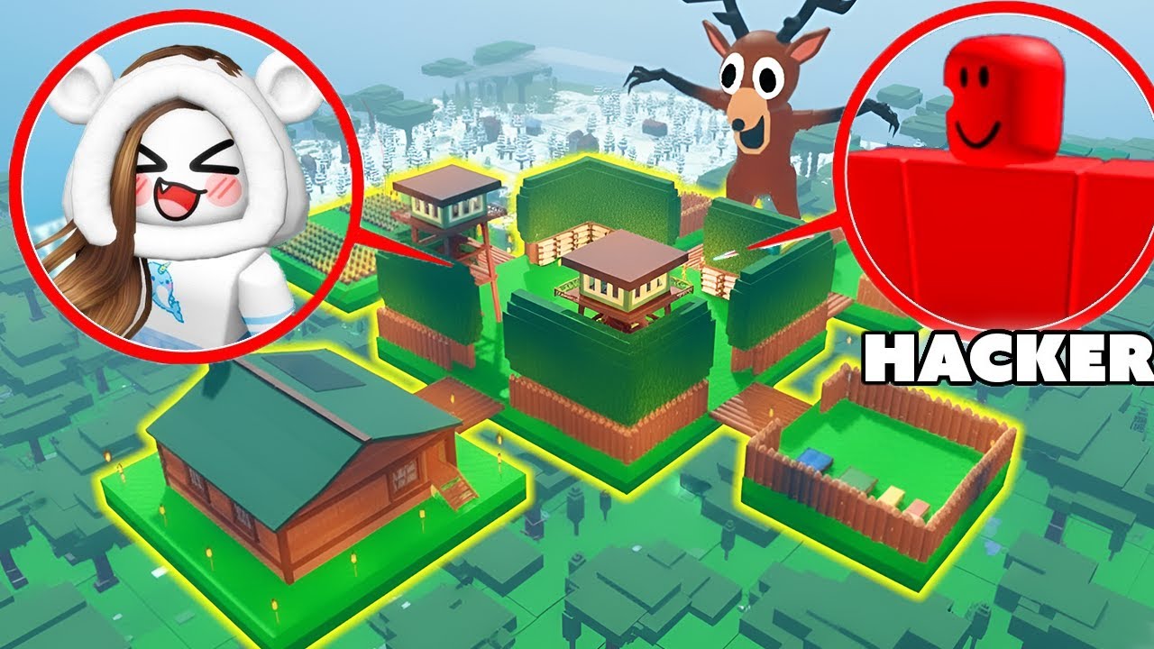 Ho costruito una base con un hacker in aria su 99 notti ROBLOX!