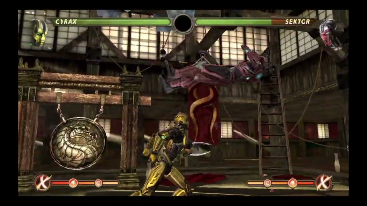 combo cyrax 100% midscreen (Easiest combo 100% for cyrax midscreen) mk9