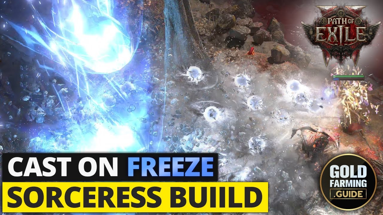 Comet Cast on Freeze Sorceress Build Guide - Easy Build to get To Endgame - Path of Exile 2 PoE