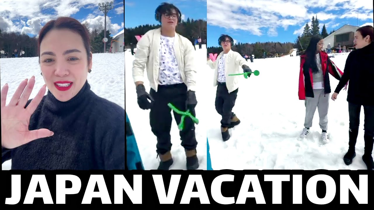 Claudine Barretto at ANAK na si Santino GANITO pala mag LAMBINGAN Japan Vacation