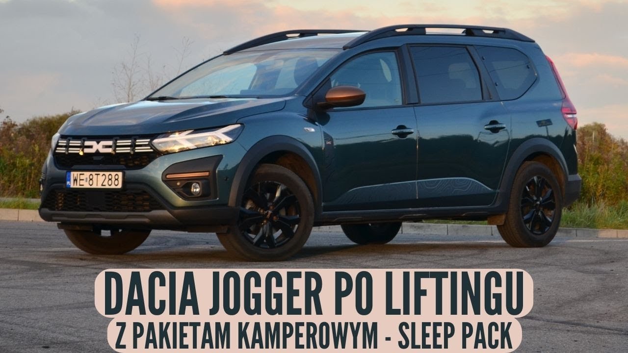 Dacia Jogger z pakietem kamperowym Sleep Pack #camperlife