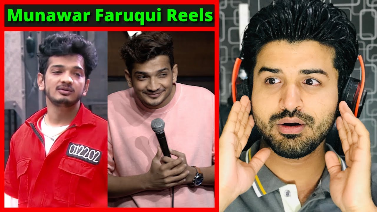 Lock Upp Munawar Faruqui Comedy Reels Video REACTION