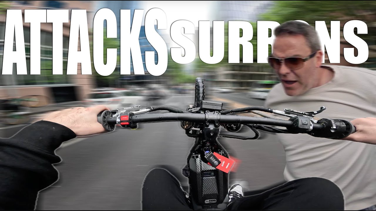 Злая Карен нападает на меня в моём Surron | Карен против байкеров