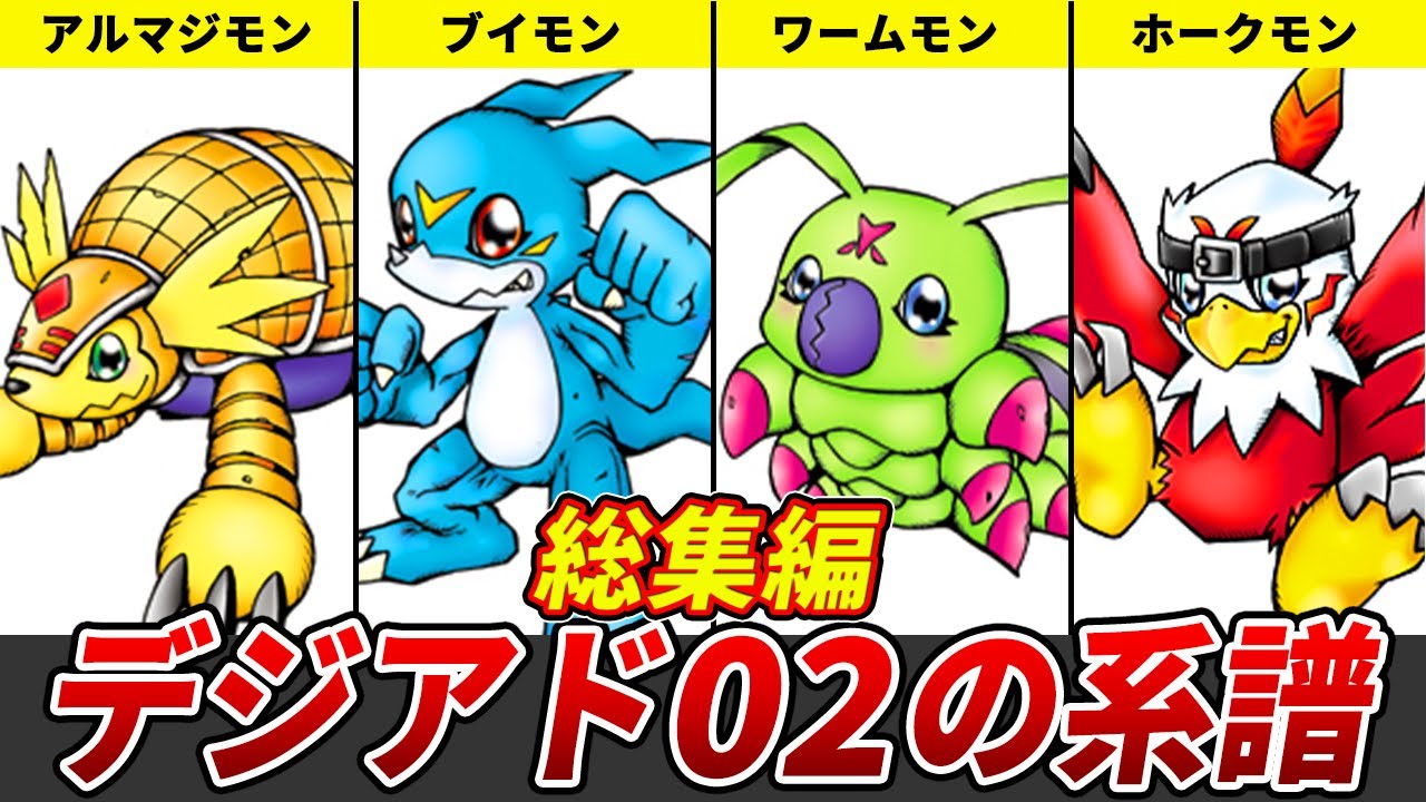 【総集編】デジモンアドベンチャー02系譜を解説【デジモン】【ゆっくり解説】