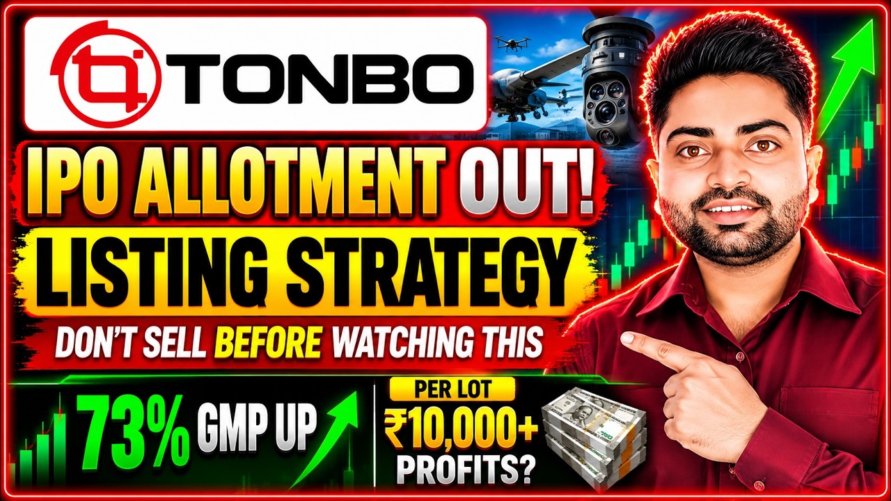 Tonbo Imaging IPO Allotment OUT! | ₹10,800+ Profit | GMP | Listing Strategy | Sell or Hold?
