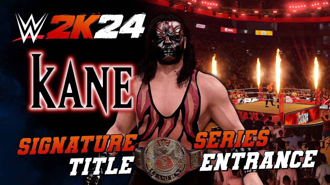 WWE 2K24: Kane Signature Series Championship | 60 FPS