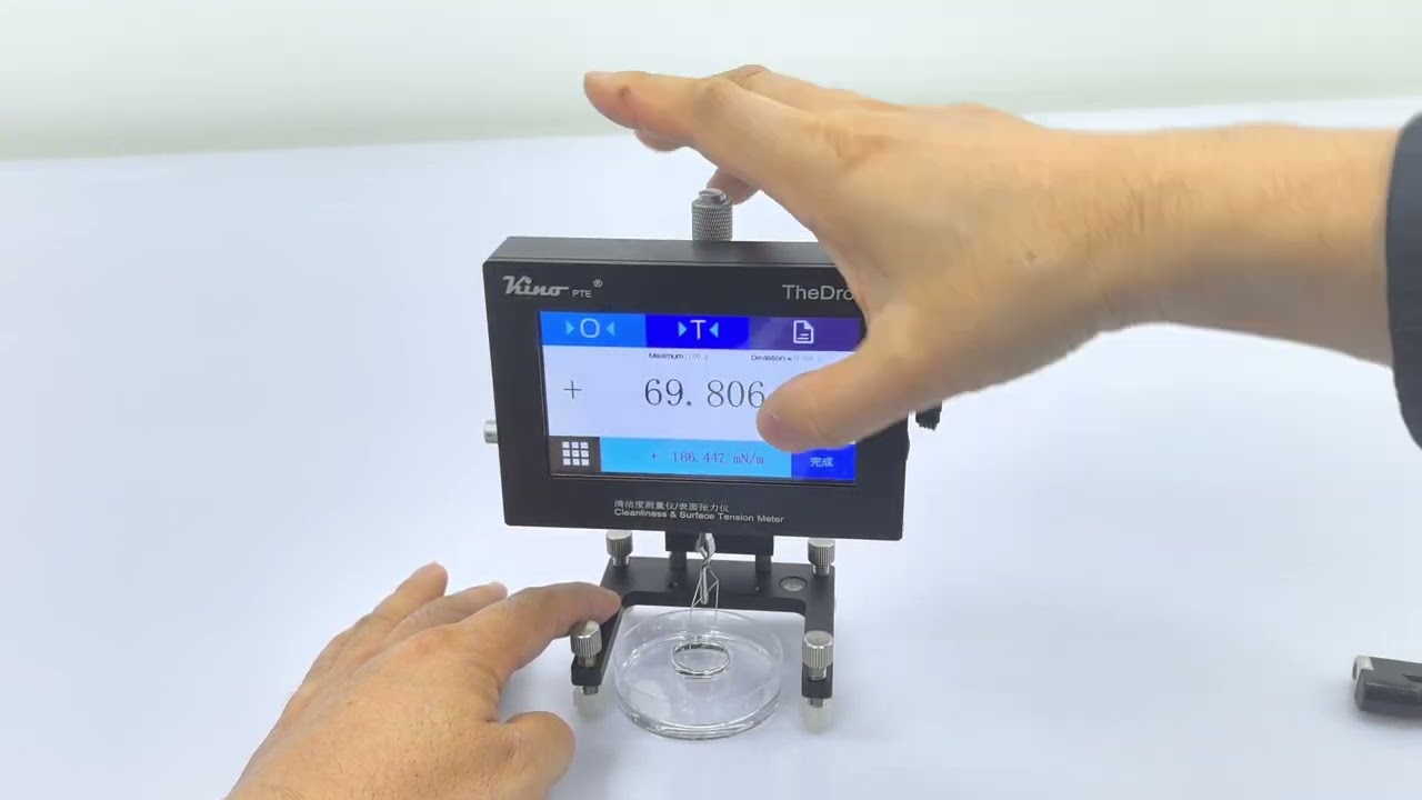 TheDrop™ Surface Tensiometer | High-Precision Du Noüy Ring Method for Surface Tension Measurement
