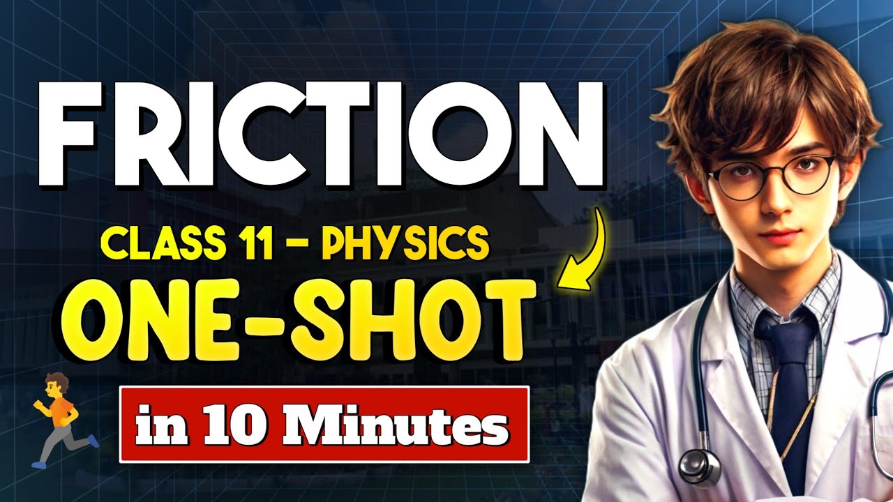 Friction ONESHOT Revision | Physics Revision for NEET | LAW OF MOTION