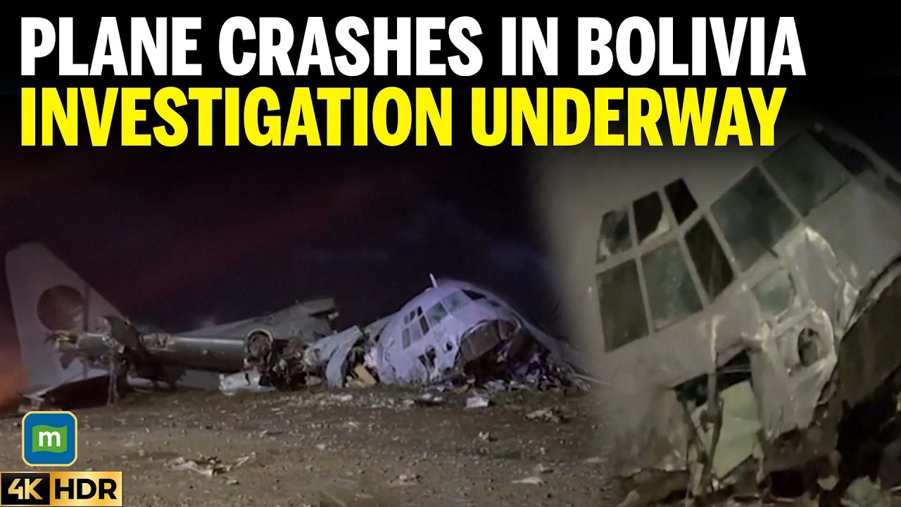 Military Plane Carrying Cash Crashes In Bolivia, Chaos In El Alto | N18G | 4K