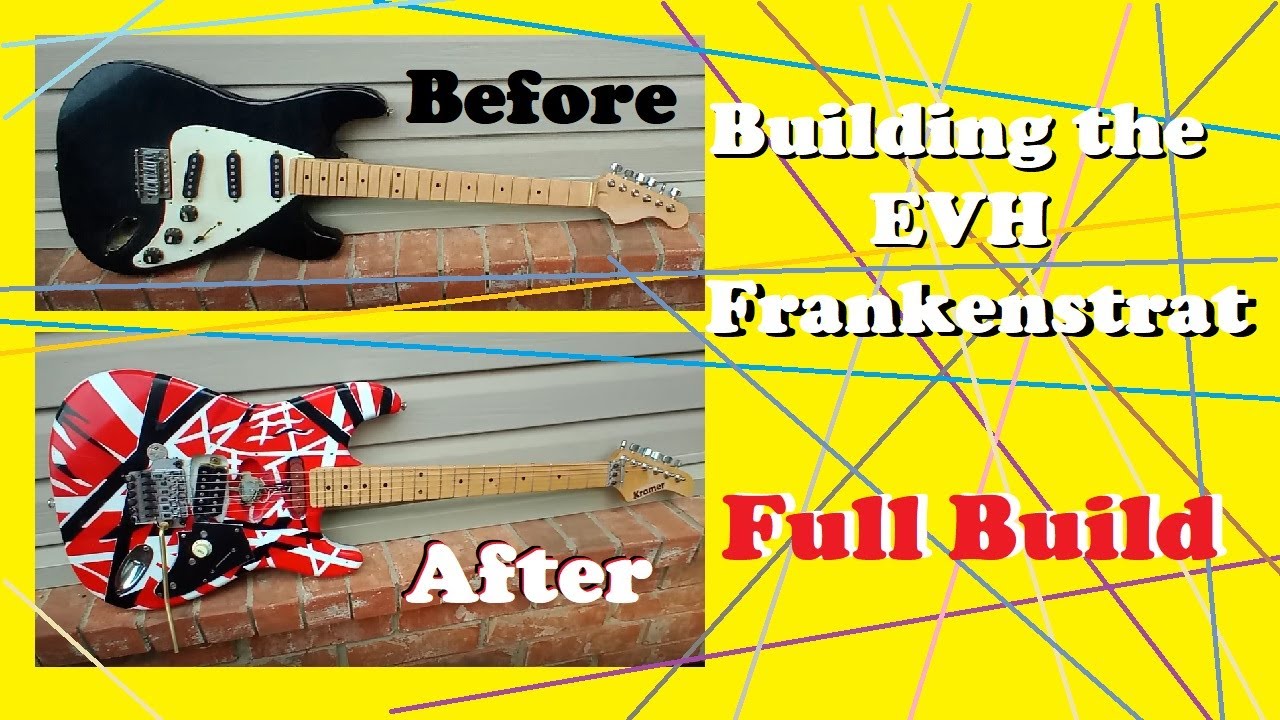 Сборка Frankenstrat Эдди Ван Халена из дешевой гитары *ПОЛНАЯ СБОРКА*