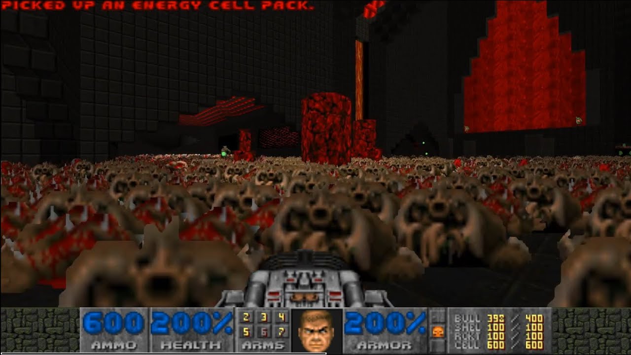 Doom II Death in Excess - Map 32 UV-MAX [TAS] in 32:39