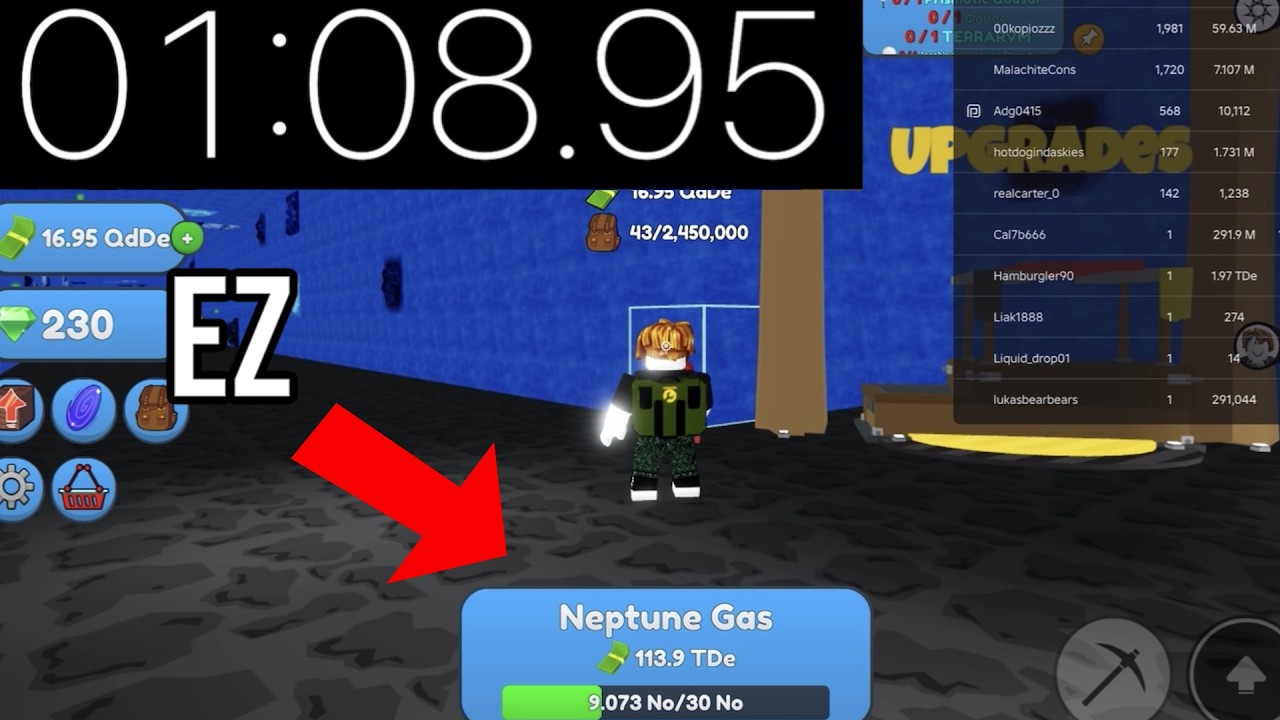 miners world neptune gas speedrun