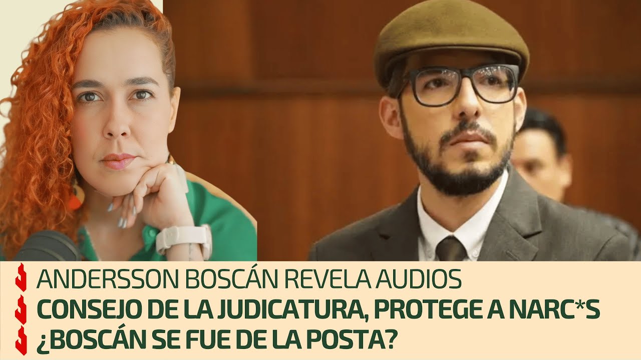 Andersson Boscán revela audios | Consejo de la judicatura, protege a narc*s | Retransmision