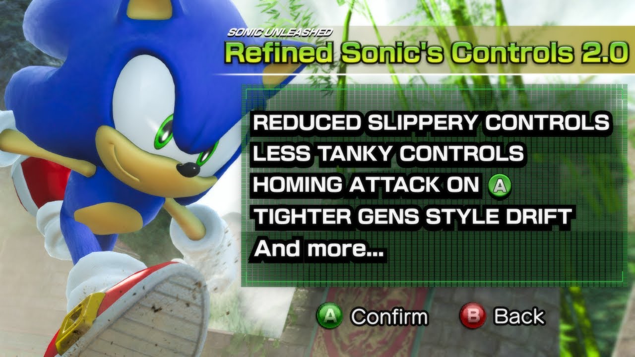 Sonic Unleashed: Refined Controls 2.0 Gameplay